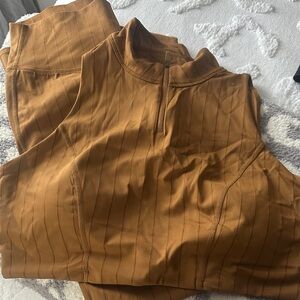 JoyLab Tan Sleeveless Jumpsuit